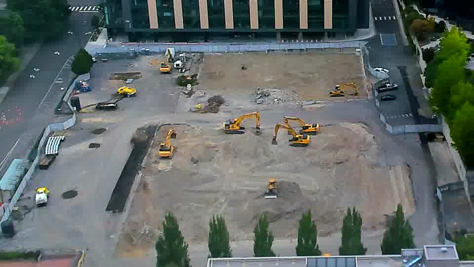 The scene remains largely unchanged, with equipment maintaining its positions from the previous view.