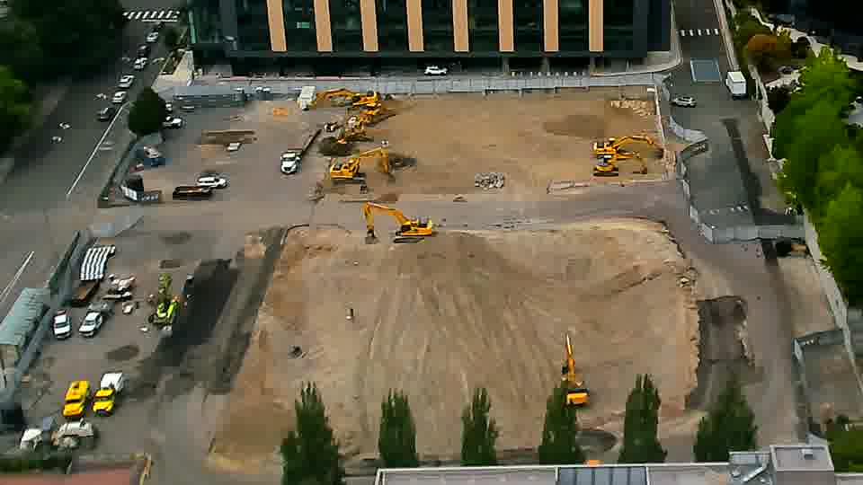 The site presents a similar view as before, with no readily apparent changes in equipment placement or activity.