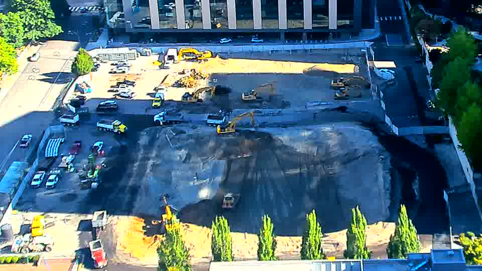 The equipment across the site holds its positions, with no immediately apparent shifts in the last fifteen minutes.