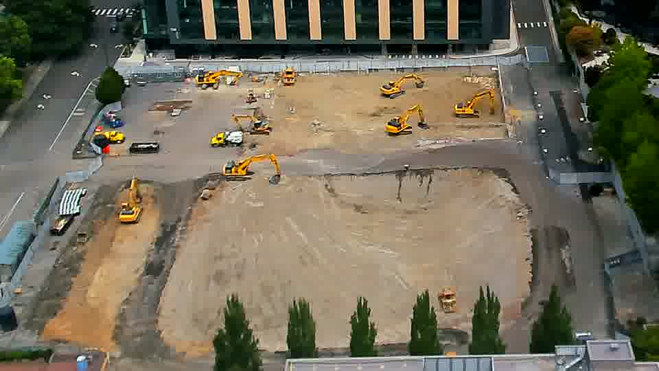 The site presents a similar view as before, with no major adjustments in the placement of equipment visible.