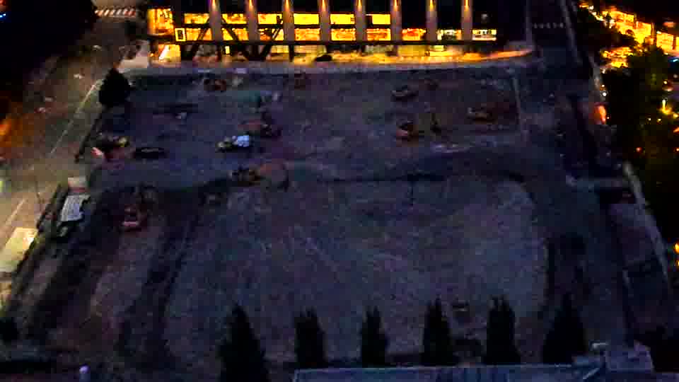 No construction activity — the site is quiet.