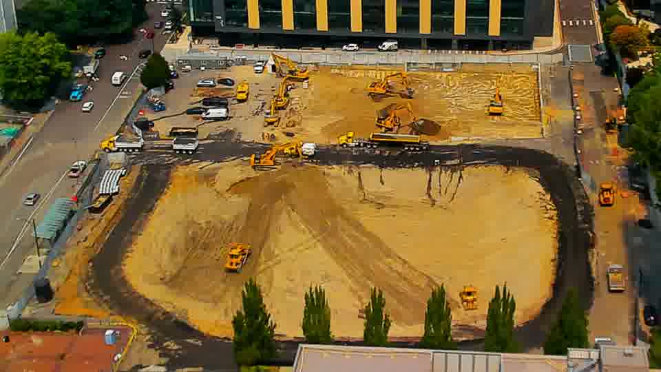 Latest daylight frame from the construction cam