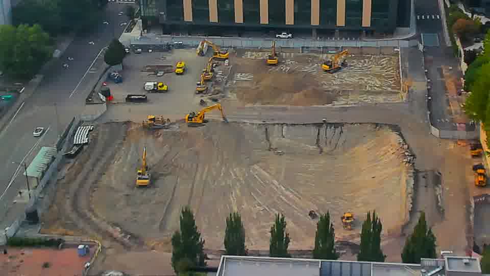 The scene is remarkably static, with all visible equipment remaining in the same positions as before.