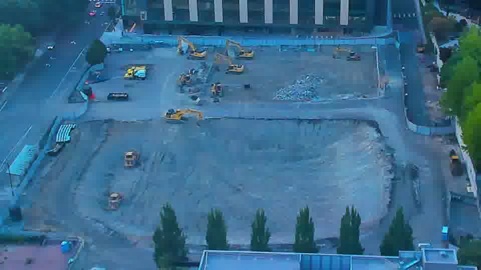The arrangement of equipment appears unchanged, with the same machines visible in similar locations.