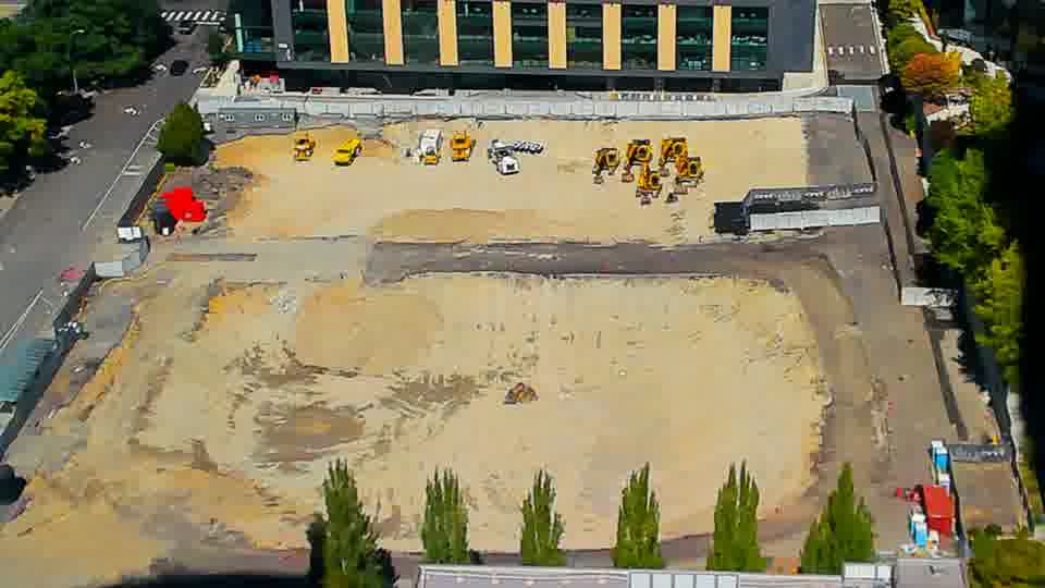 Latest daylight frame from the construction cam