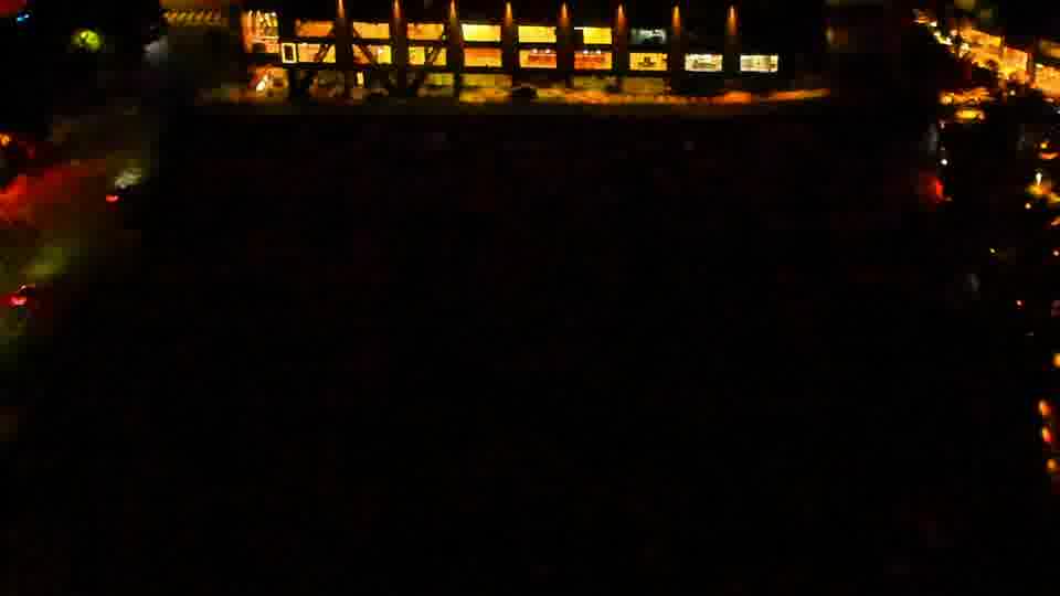 Construction camera frame at 9:00 PM PT. No construction activity — the site is quiet.