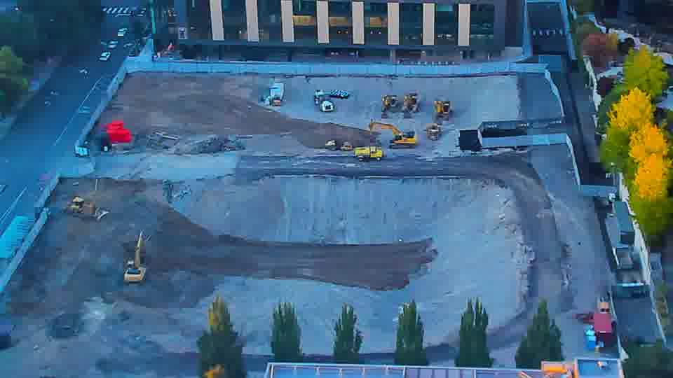 Construction camera frame at 7:15 PM PT. No visible change between these frames.