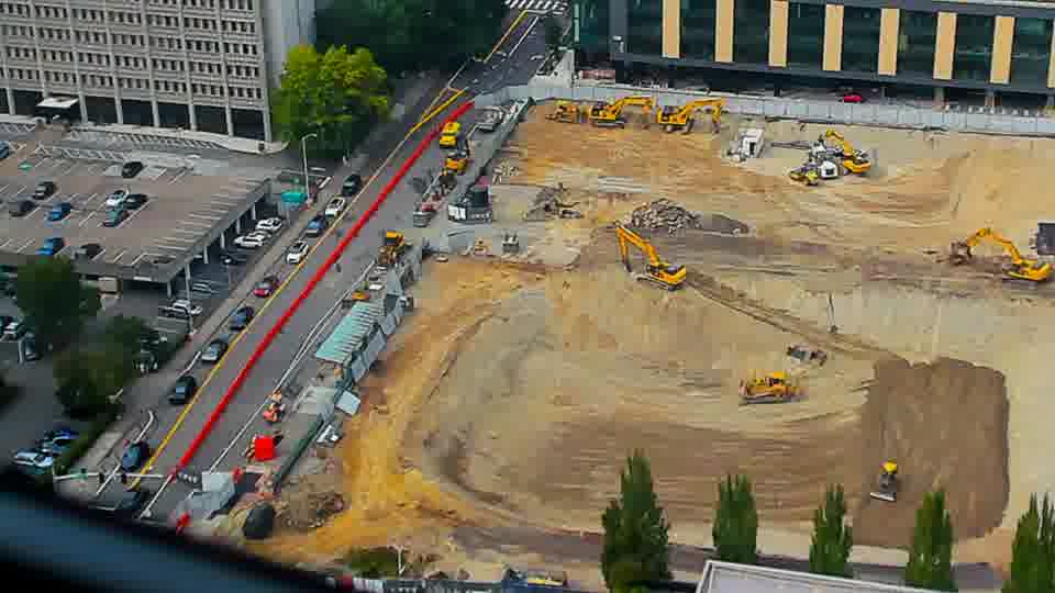 Construction camera frame at 3:15 PM PT. No visible change between these frames.