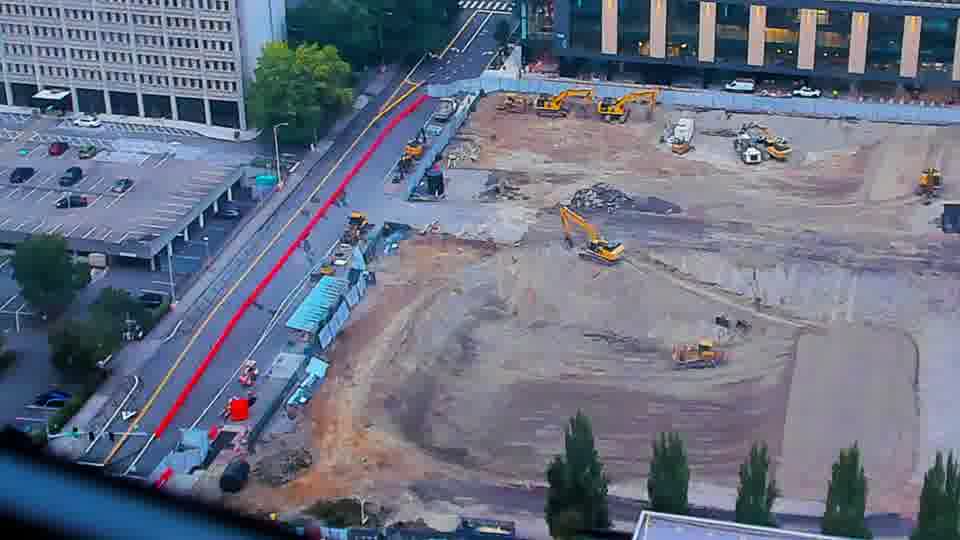 Construction camera frame at 7:00 AM PT. No visible change between these frames.