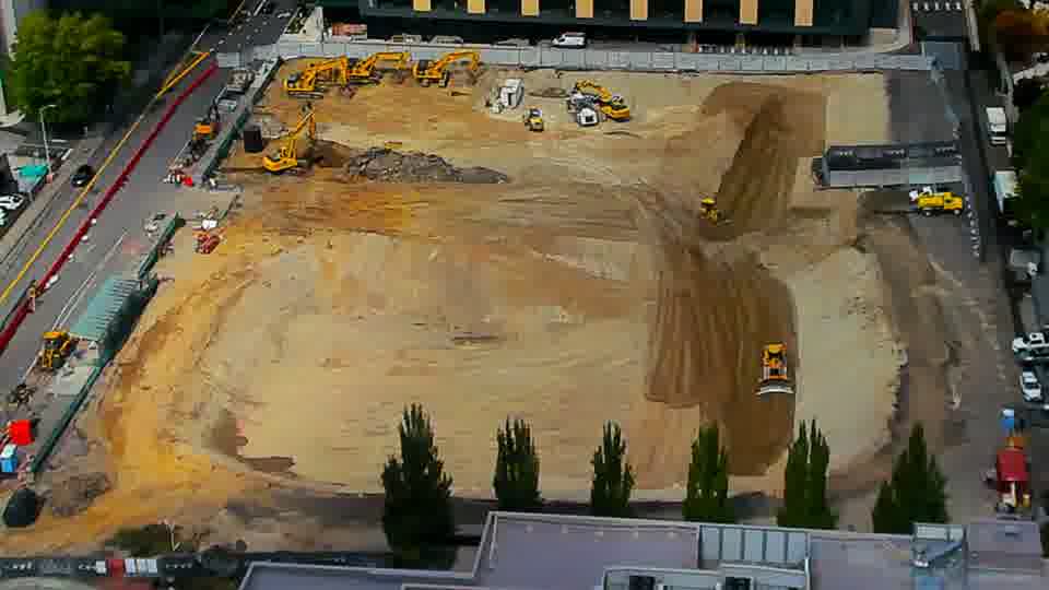 Construction camera frame at 1:30 PM PT. No visible change between these frames.