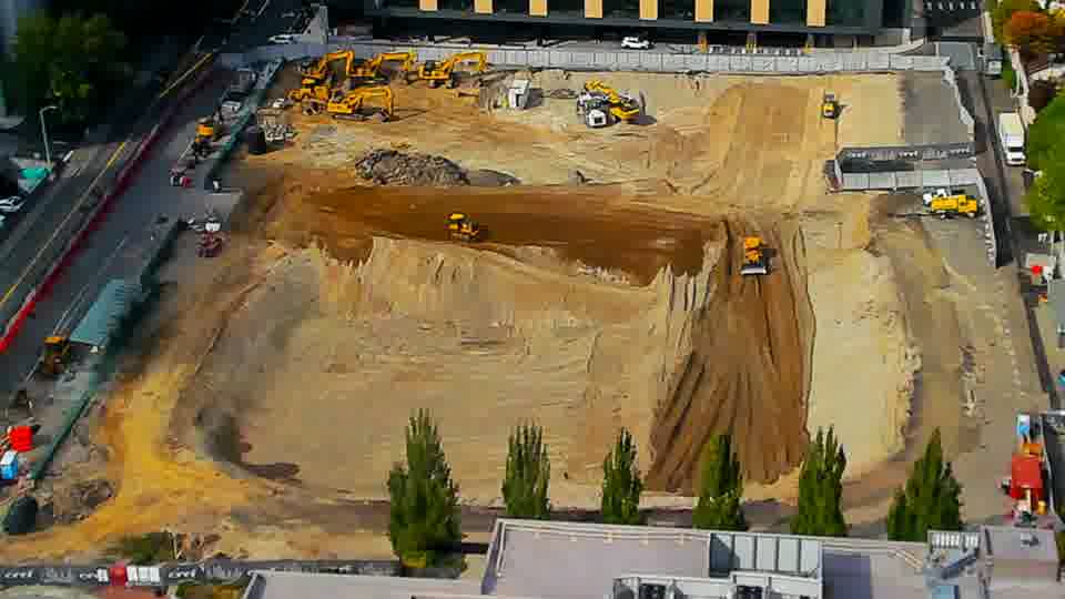 Construction camera frame at 3:30 PM PT. No visible change between these frames.