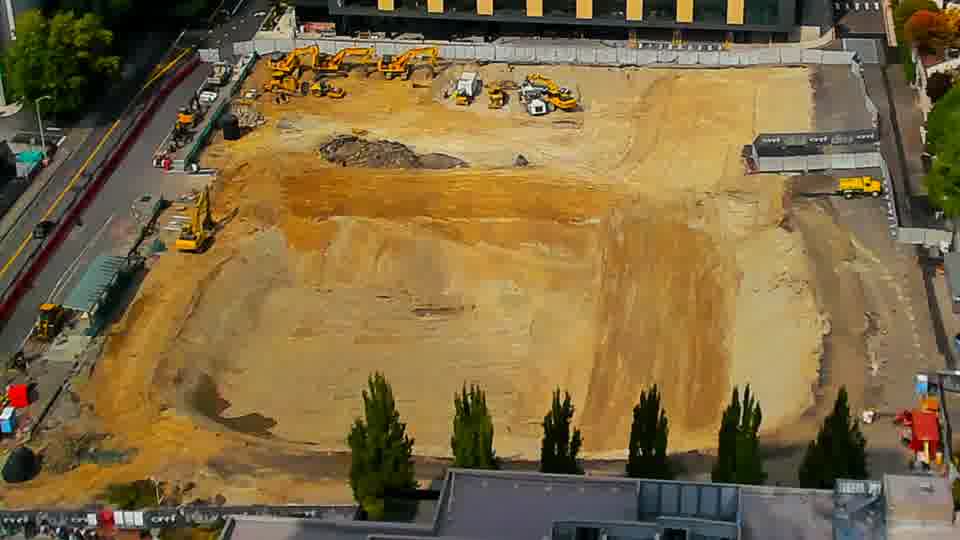 Construction camera frame at 2:15 PM PT. No visible change between these frames.