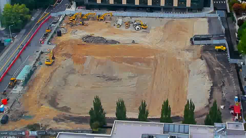 Construction camera frame at 6:30 PM PT. Frame saved. Automated comparison was skipped; activity has not been assessed.