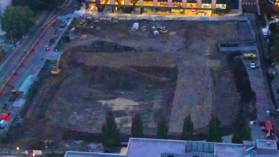Construction camera frame at 6:30 AM PT. Frame saved. Automated comparison was skipped; activity has not been assessed.