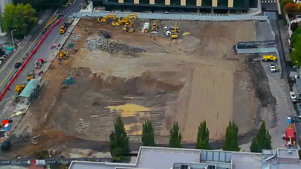 Construction camera frame at 2:30 PM PT. No visible change between these frames.