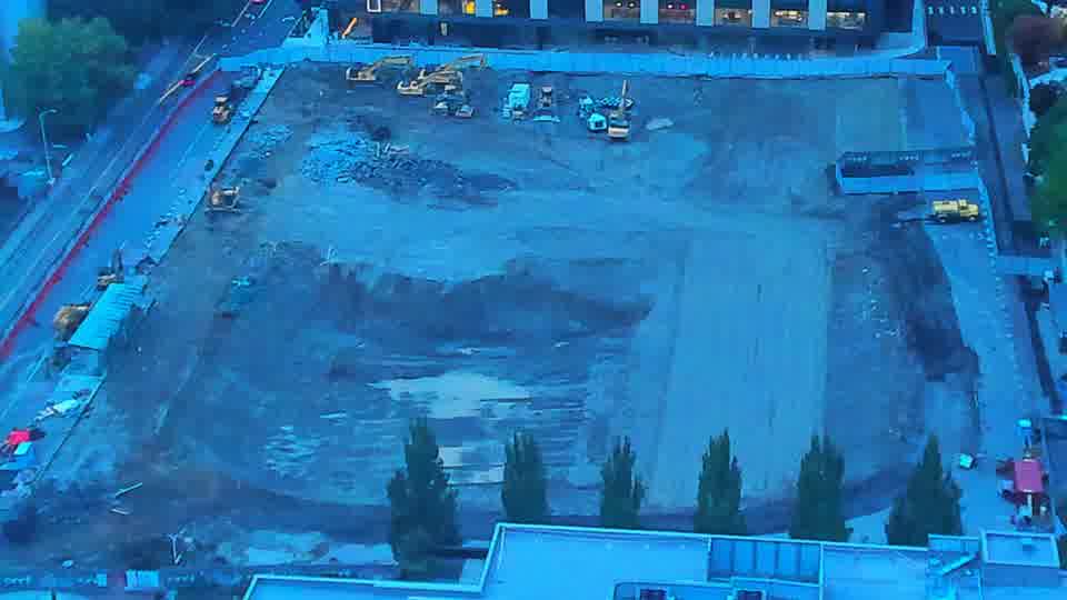 Construction camera frame at 7:15 PM PT. No visible change between these frames.