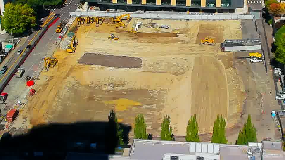 Latest daylight frame from the construction cam