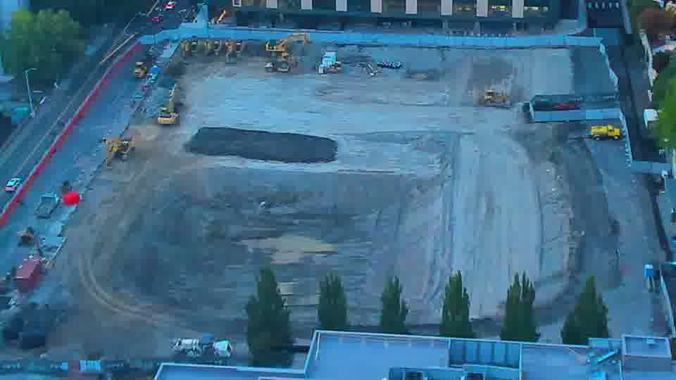 Construction camera frame at 7:15 PM PT. No visible change between these frames.