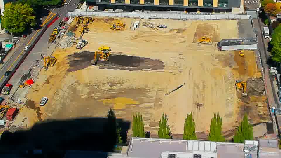 Latest daylight frame from the construction cam