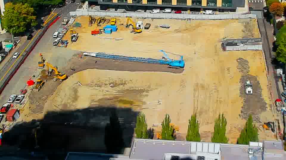 Latest daylight frame from the construction cam