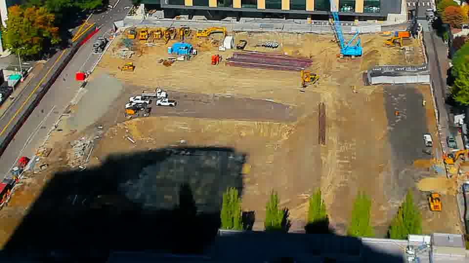 Latest daylight frame from the construction cam