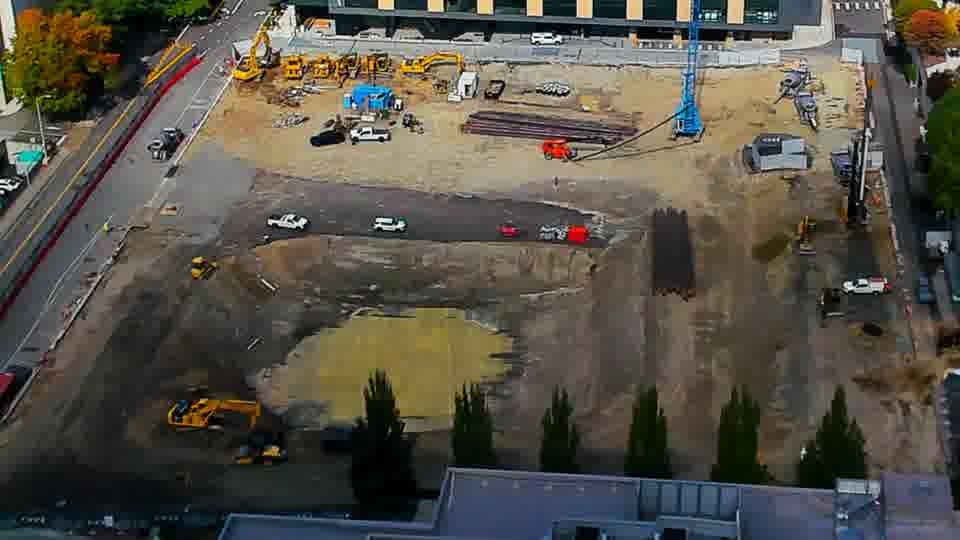 Latest daylight frame from the construction cam