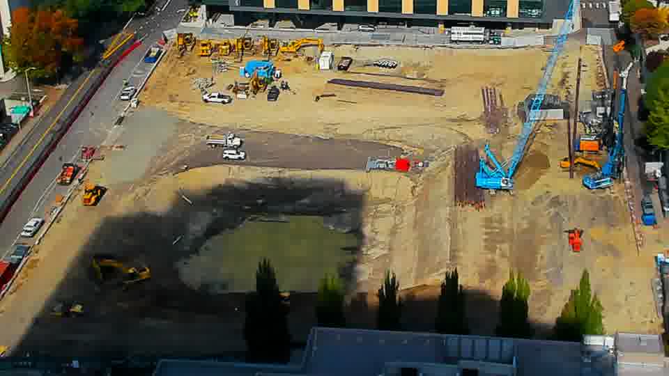 Latest daylight frame from the construction cam