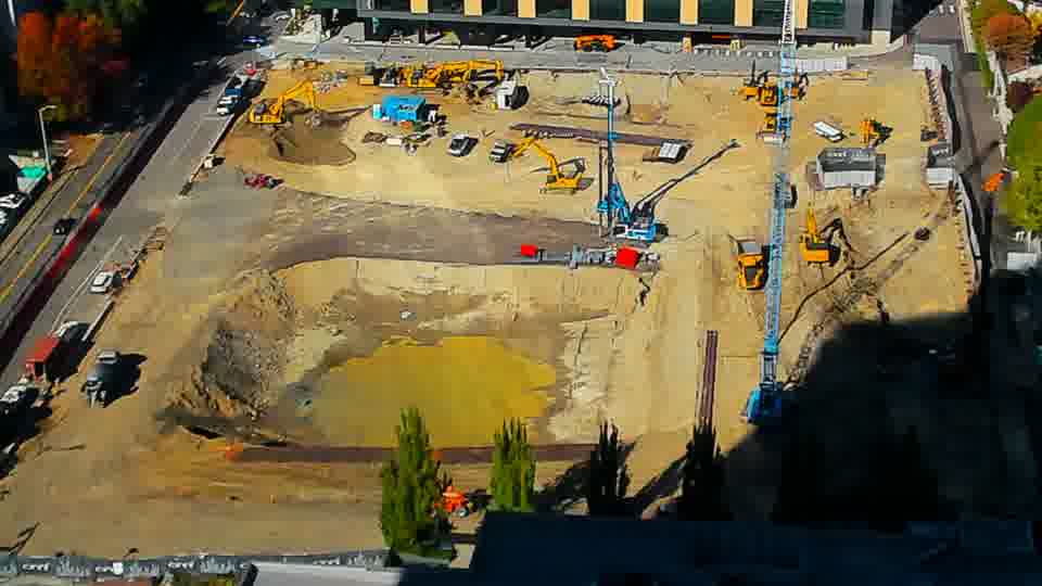 Construction camera frame at 2:30 PM PT. No visible change between these frames.