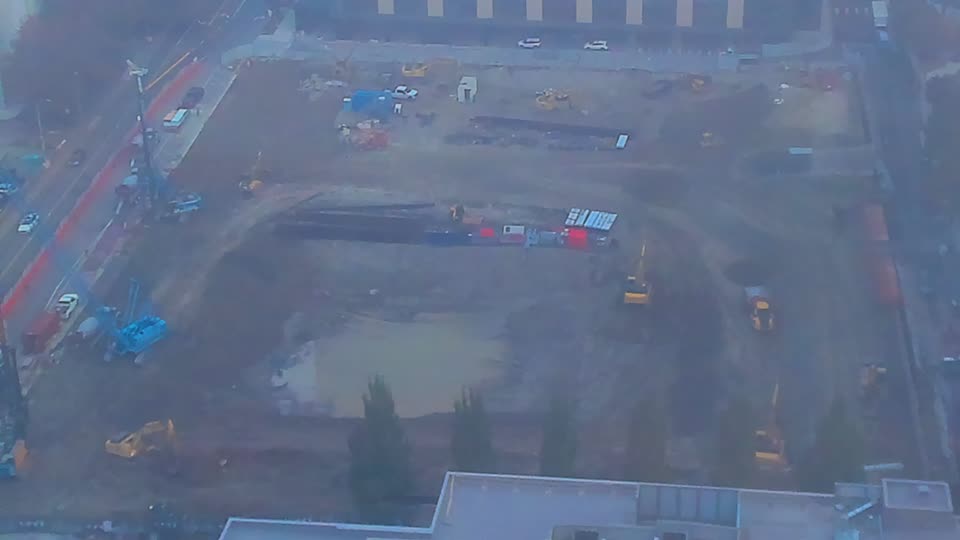 Latest daylight frame from the construction cam