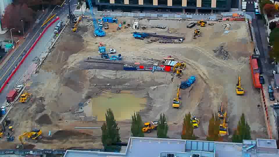 Latest daylight frame from the construction cam