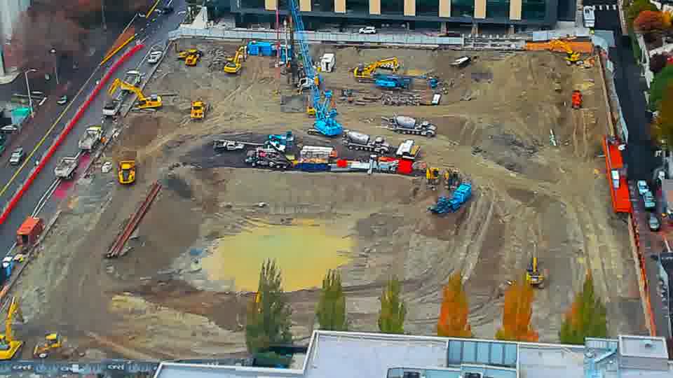 Latest daylight frame from the construction cam